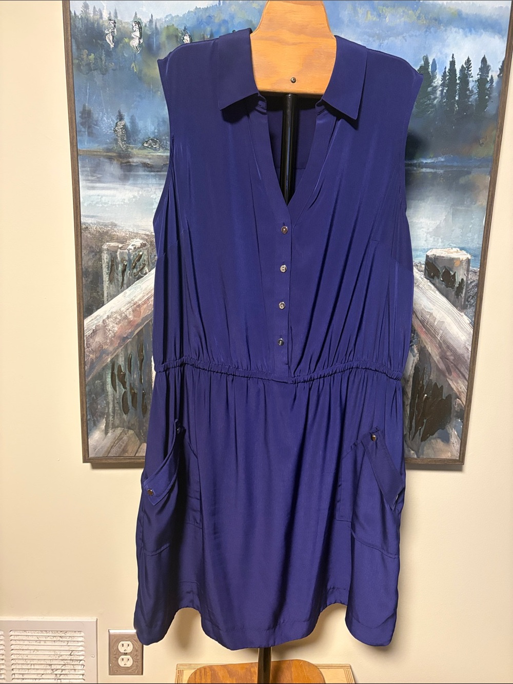 Alfani purple dress